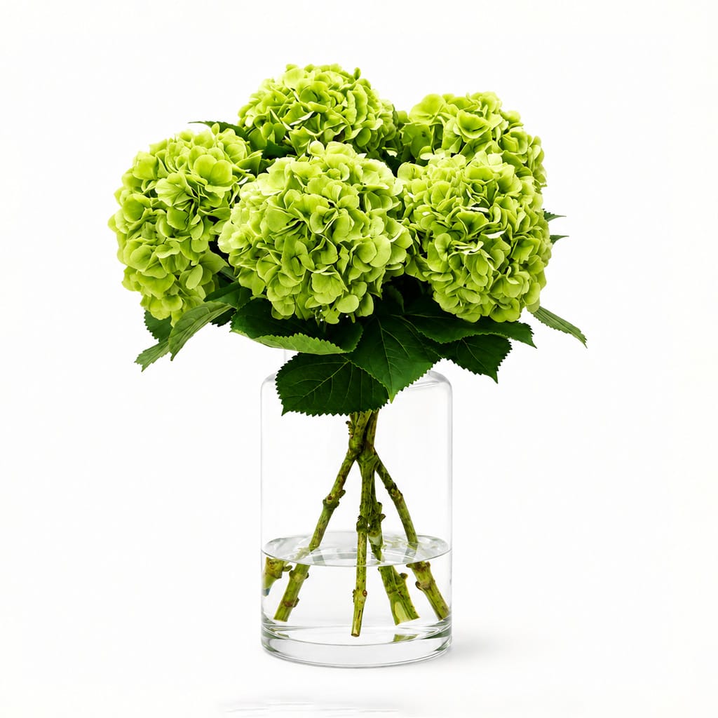 Green Hydrangeas