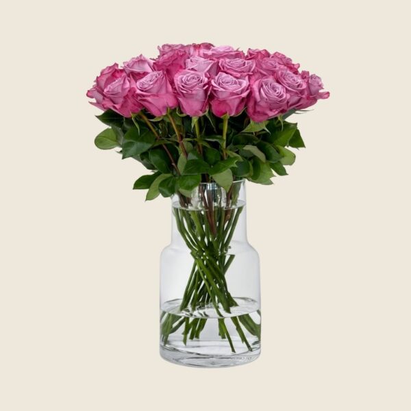 Purple rose stems